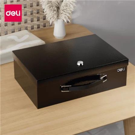 กล่องนิรภัย DELI ET611-BK-01 สีดำ_1