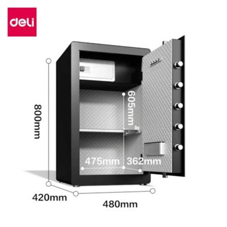 ตู้นิรภัย FINGERPRINT DELI AE803-WH-01 สีขาว_6