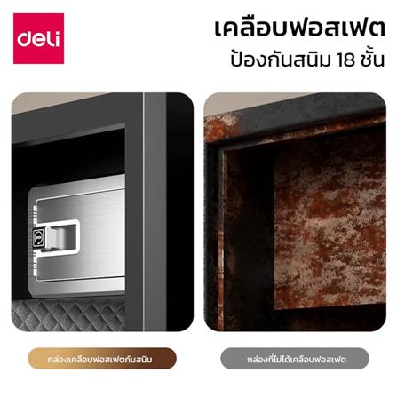 ตู้นิรภัย FINGERPRINT DELI AE803-WH-01 สีขาว_5