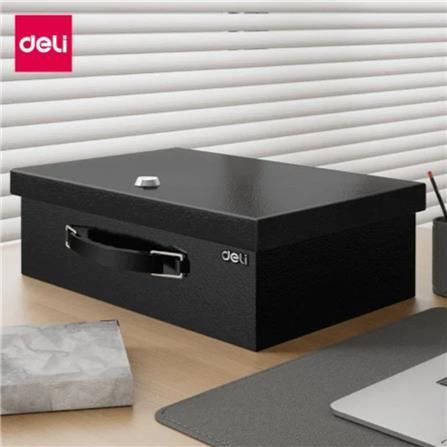 กล่องนิรภัย DELI ET610-BK-01 สีดำ_1