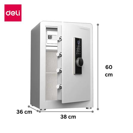 ตู้นิรภัย FINGERPRINT DELI VS4552-WH-01 สีขาว_7