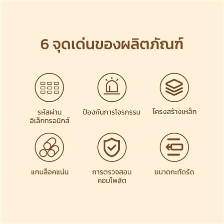 ตู้นิรภัย FINGERPRINT DELI AE681-Z-WH-01 สีขาว_5
