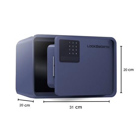 ตู้นิรภัย ELECTRONIC LOCKSWORTH VS4523-BL-01 สีน้ำเงิน_6