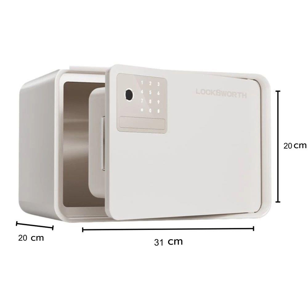 ตู้นิรภัย FINGERPRINT LOCKSWORTH VS4528-WH-01 สีขาว