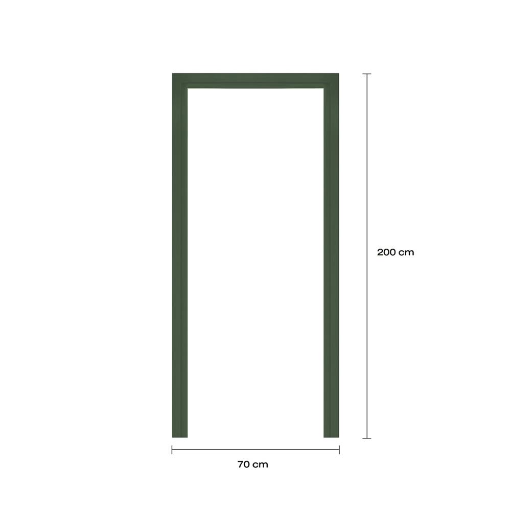 วงกบประตูโพลีสไตรีน LINEDEKOR 70x200 ซม. สีเขียวเข้ม