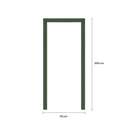 วงกบประตูโพลีสไตรีน LINEDEKOR 70x200 ซม. สีเขียวเข้ม_3