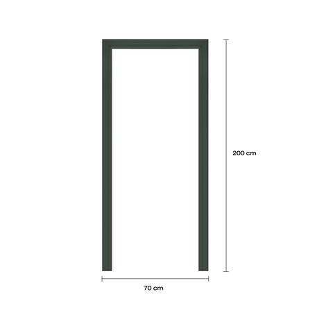 วงกบประตูโพลีสไตรีน LINEDEKOR 70x200 ซม. สีเขียวเข้มอมเทา_3