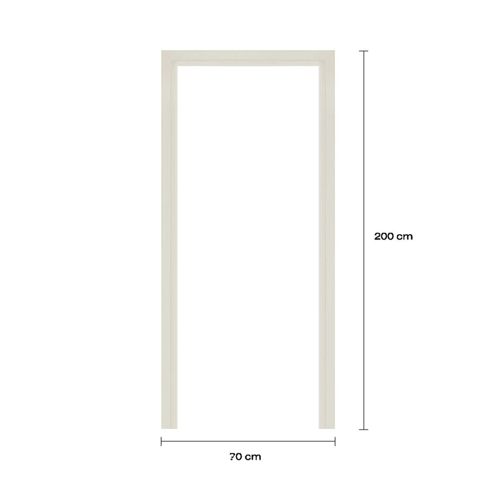 วงกบประตูโพลีสไตรีน LINEDEKOR 70x200 ซม. สีครีม