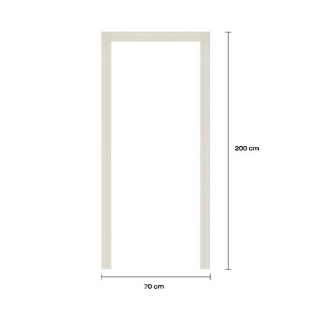 วงกบประตูโพลีสไตรีน LINEDEKOR 70x200 ซม. สีครีม_3