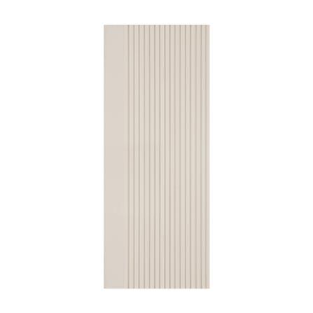 ประตูภายในโพลีสไตรีน ไม่เจาะลูกบิด LINEDEKOR VERTICAL 80x200 ซม. สีครีม_0