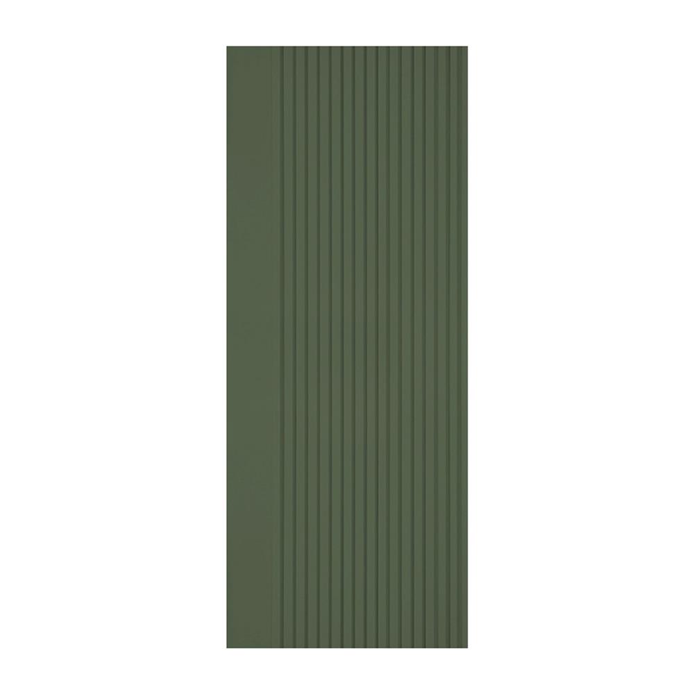 ประตูภายในโพลีสไตรีน ไม่เจาะลูกบิด LINEDEKOR VERTICAL 80x200 ซม. สีเขียวเข้ม