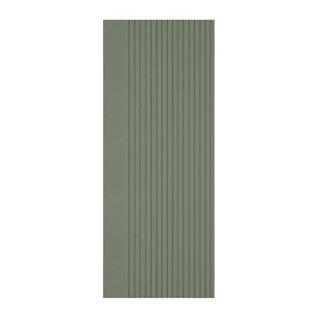 ประตูภายในโพลีสไตรีน ไม่เจาะลูกบิด LINEDEKOR VERTICAL 90x200 ซม. สีเขียวอ่อนอมเทา_0