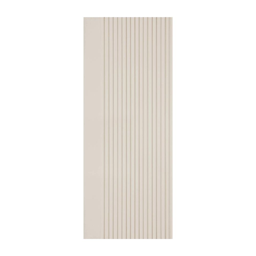 ประตูภายในโพลีสไตรีน ไม่เจาะลูกบิด LINEDEKOR VERTICAL 70x200 ซม. สีครีม