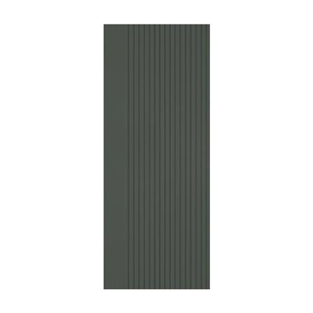 ประตูภายในโพลีสไตรีน ไม่เจาะลูกบิด LINEDEKOR VERTICAL 90x200 ซม. สีเขียวเข้มอมเทา_0