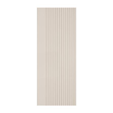ประตูภายในโพลีสไตรีน ไม่เจาะลูกบิด LINEDEKOR VERTICAL 90x200 ซม. สีครีม_0