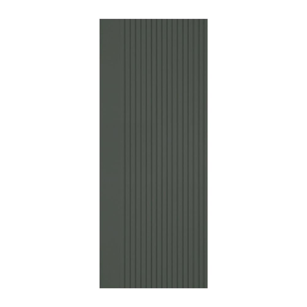 ประตูภายในโพลีสไตรีน ไม่เจาะลูกบิด LINEDEKOR VERTICAL 70x200 ซม. สีเขียวเข้มอมเทา