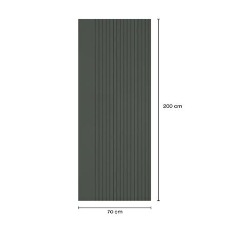 ประตูภายในโพลีสไตรีน ไม่เจาะลูกบิด LINEDEKOR VERTICAL 70x200 ซม. สีเขียวเข้มอมเทา_4
