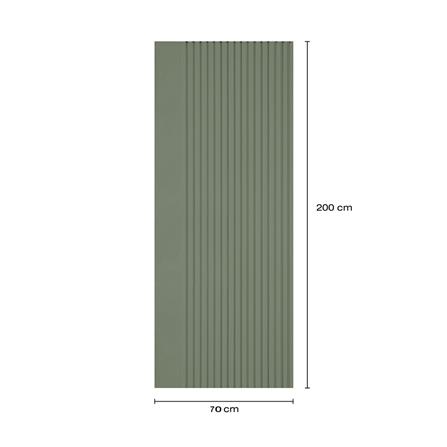 ประตูภายในโพลีสไตรีน ไม่เจาะลูกบิด LINEDEKOR VERTICAL 70x200 ซม. สีเขียวอ่อนอมเทา_4