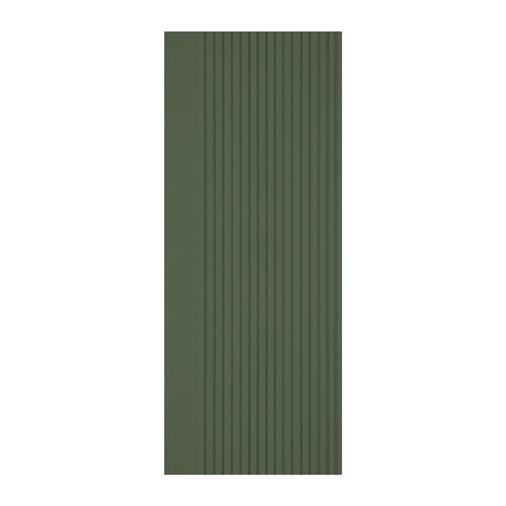 ประตูภายในโพลีสไตรีน ไม่เจาะลูกบิด LINEDEKOR VERTICAL 70x200 ซม. สีเขียวเข้ม