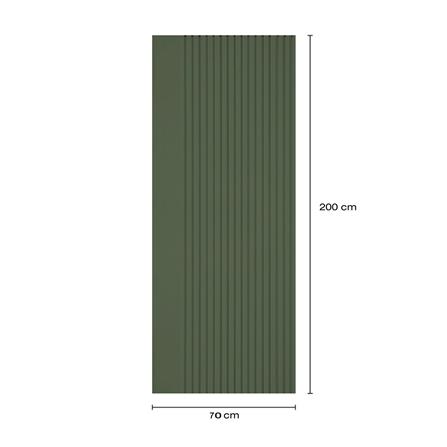 ประตูภายในโพลีสไตรีน ไม่เจาะลูกบิด LINEDEKOR VERTICAL 70x200 ซม. สีเขียวเข้ม_4