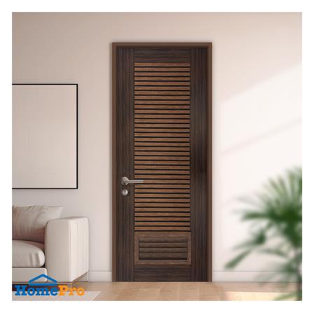 ประตูห้องน้ำโพลีสไตรีน ไม่เจาะลูกบิด LINDEKOR SIMPLE 70x200 ซม. สีโรสวู้ด (เปิดด้านขวา เข้าด้านใน)_2