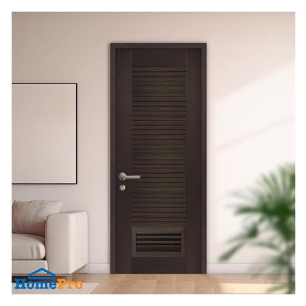 ประตูห้องน้ำโพลีสไตรีน ไม่เจาะลูกบิด LINDEKOR SIMPLE 70x200 ซม. สีโอ๊ค (เปิดด้านขวา เข้าด้านใน)_2