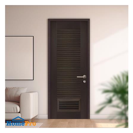 ประตูห้องน้ำโพลีสไตรีน ไม่เจาะลูกบิด LINDEKOR SIMPLE 70x200 ซม. สีโอ๊ค (เปิดด้านซ้าย เข้าด้านใน)_2