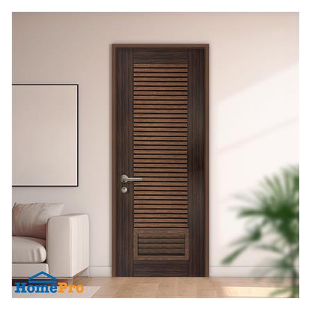 ประตูห้องน้ำโพลีสไตรีน ไม่เจาะลูกบิด LINDEKOR SIMPLE 90x200 ซม. สีโรสวู้ด (เปิดด้านขวา เข้าด้านใน)_2
