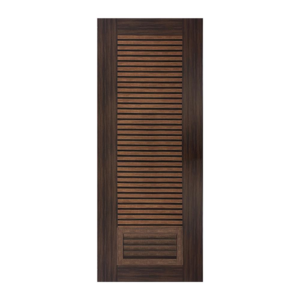 ประตูห้องน้ำโพลีสไตรีน ไม่เจาะลูกบิด LINDEKOR SIMPLE 70x200 ซม. สีโรสวู้ด (เปิดด้านซ้าย เข้าด้านใน)