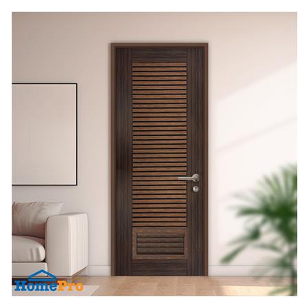 ประตูห้องน้ำโพลีสไตรีน ไม่เจาะลูกบิด LINDEKOR SIMPLE 70x200 ซม. สีโรสวู้ด (เปิดด้านซ้าย เข้าด้านใน)_2