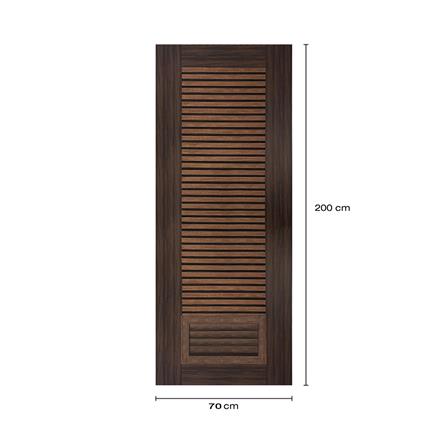 ประตูห้องน้ำโพลีสไตรีน ไม่เจาะลูกบิด LINDEKOR SIMPLE 70x200 ซม. สีโรสวู้ด (เปิดด้านซ้าย เข้าด้านใน)_5