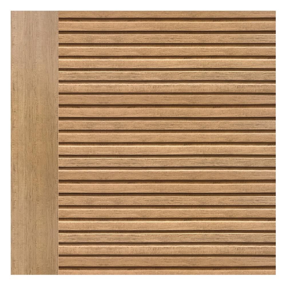 ประตูห้องน้ำโพลีสไตรีน ไม่เจาะลูกบิด LINDEKOR SIMPLE 90x200 ซม. สีสักด้าน (เปิดด้านซ้าย เข้าด้านใน)