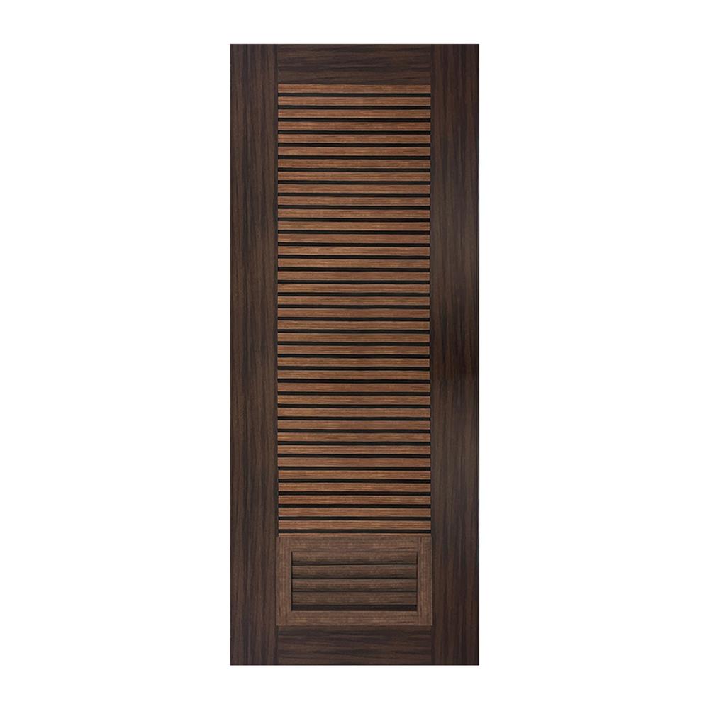 ประตูห้องน้ำโพลีสไตรีน ไม่เจาะลูกบิด LINDEKOR SIMPLE 80x200 ซม. สีโรสวู้ด (เปิดด้านซ้าย เข้าด้านใน)