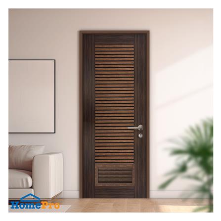 ประตูห้องน้ำโพลีสไตรีน ไม่เจาะลูกบิด LINDEKOR SIMPLE 80x200 ซม. สีโรสวู้ด (เปิดด้านซ้าย เข้าด้านใน)_2
