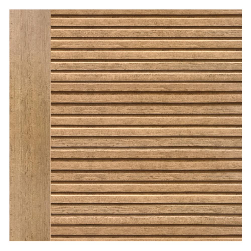 ประตูห้องน้ำโพลีสไตรีน ไม่เจาะลูกบิด LINDEKOR SIMPLE 80x200 ซม. สีสักด้าน (เปิดด้านซ้าย เข้าด้านใน)