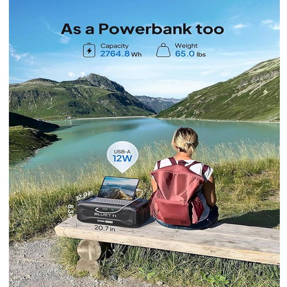 แบตเตอรี่ขยาย BLUETTI B300K 2764.8WH