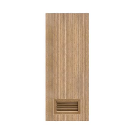 ประตูห้องน้ำโพลีสไตรีน ไม่เจาะลูกบิด LINDEKOR VERTICAL 80x200 ซม. สีสักด้าน (เปิดด้านขวา เข้าด้านใน)_0