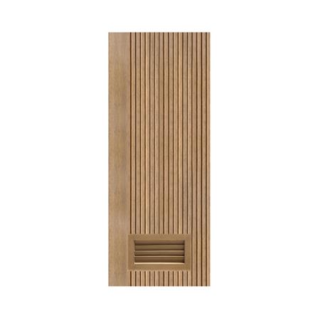 ประตูห้องน้ำโพลีสไตรีน ไม่เจาะลูกบิด LINDEKOR VERTICAL 90x200 ซม. สีสักด้าน (เปิดด้านขวา เข้าด้านใน)_0