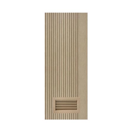 ประตูห้องน้ำโพลีสไตรีน ไม่เจาะลูกบิด LINDEKOR VERTICAL 70x200 ซม. สีบีชด้าน (เปิดด้านซ้าย เข้าด้านใน)_0