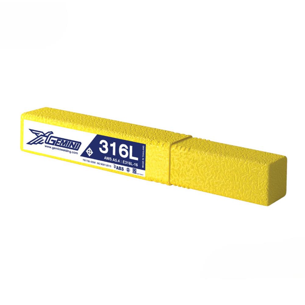 ลวดเชื่อมสเตนเลส GEMINI E316L-16 3.2x350 มม.