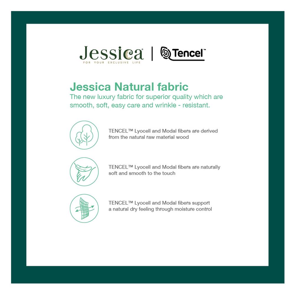 ชุดผ้าปูที่นอน 3.5 ฟุต (ชุด 4 ชิ้น) JESSICA TENCEL 22052-T864