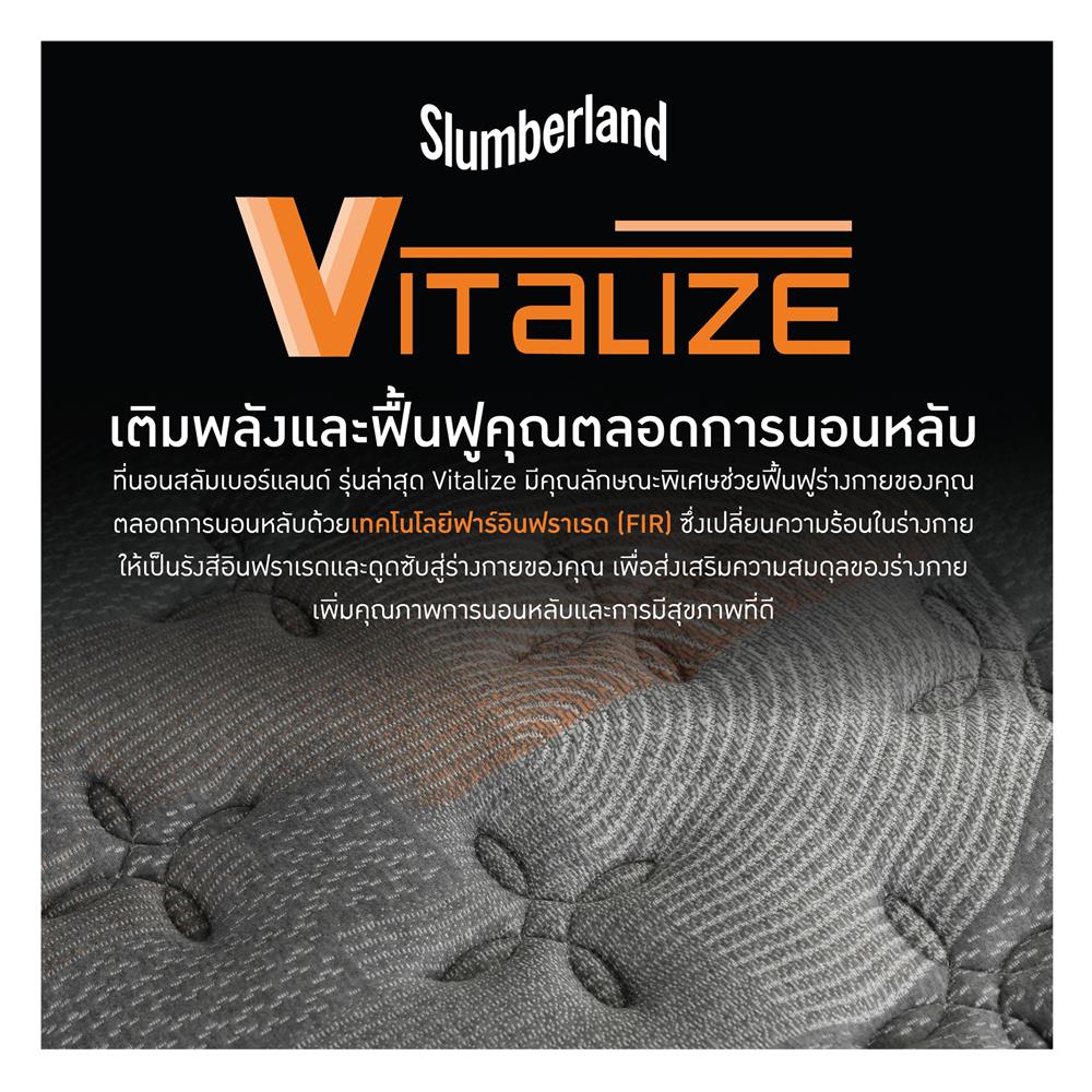 ที่นอนพ็อกเก็ตสปริง 3.5 ฟุต SLUMBERLAND VITALIZE ACTIVE