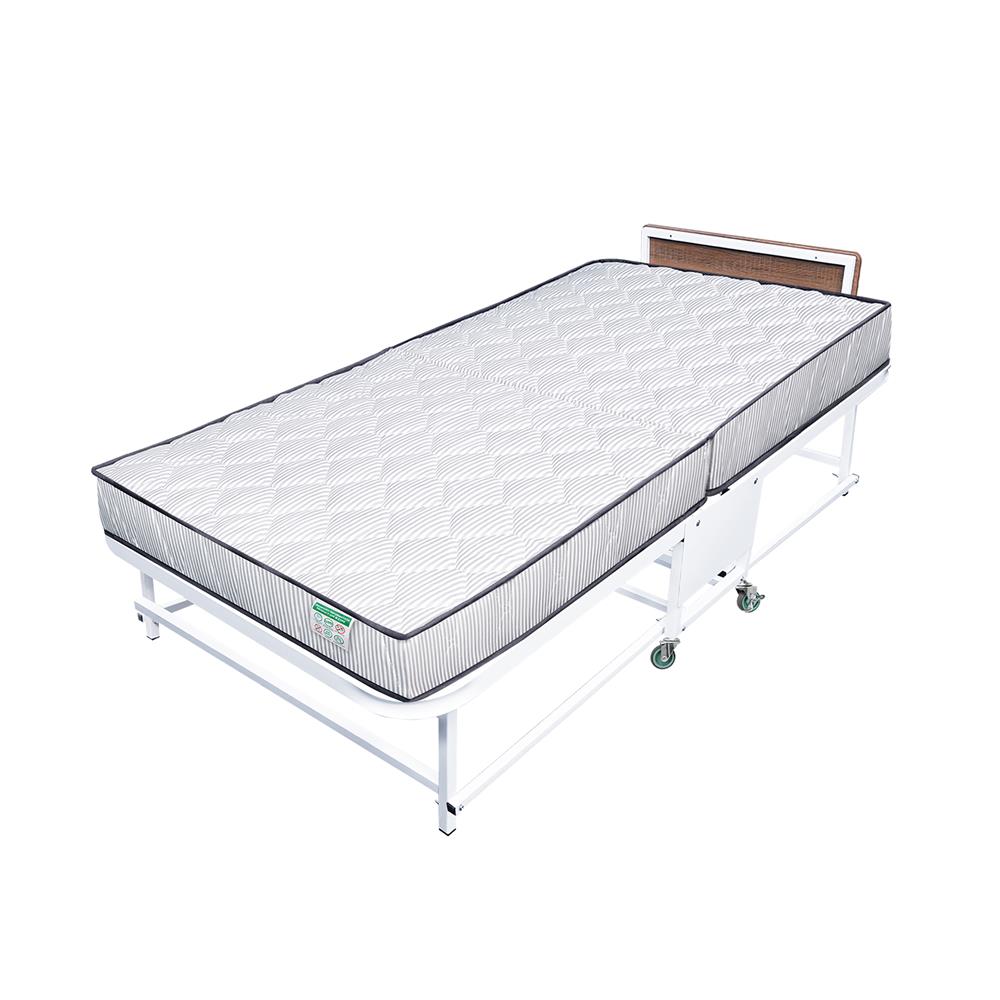 เตียงพับพร้อม TOPPER THAIBULL SSTSFPE245-90 (TNR) สีขาว