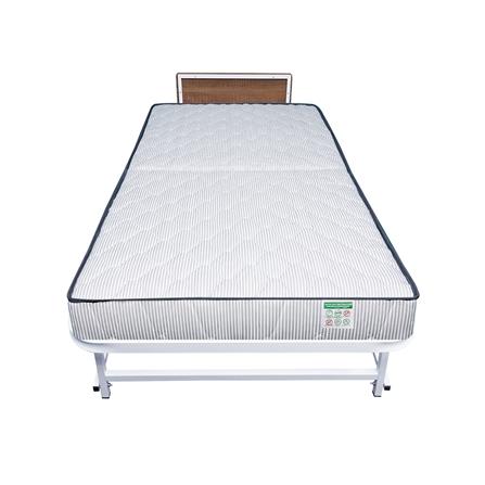 เตียงพับพร้อม TOPPER THAIBULL SSTSFPE245-90 (TNR) สีขาว_1