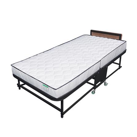 เตียงพับพร้อม TOPPER THAIBULL SSTSFPE245-90 (TNR) สีดำ_0