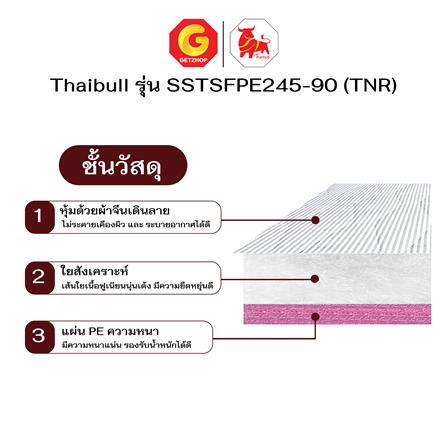 เตียงพับพร้อม TOPPER THAIBULL SSTSFPE245-90 (TNR) สีดำ_9