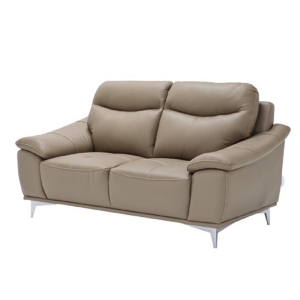 โซฟา 2 ที่นั่ง SOFA SOLUTIONS 19216776 GLOOMMY สีน้ำตาลอ่อน