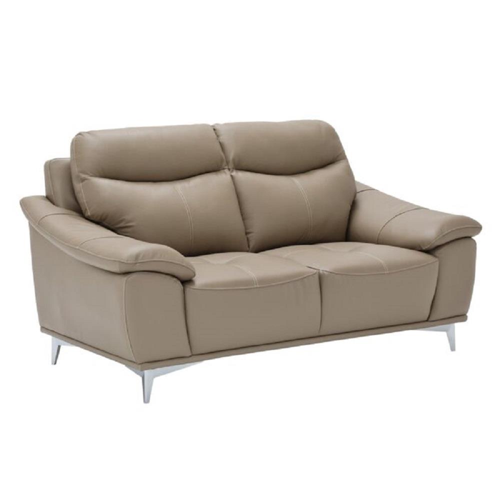 โซฟา 2 ที่นั่ง SOFA SOLUTIONS 19216776 GLOOMMY สีน้ำตาลอ่อน