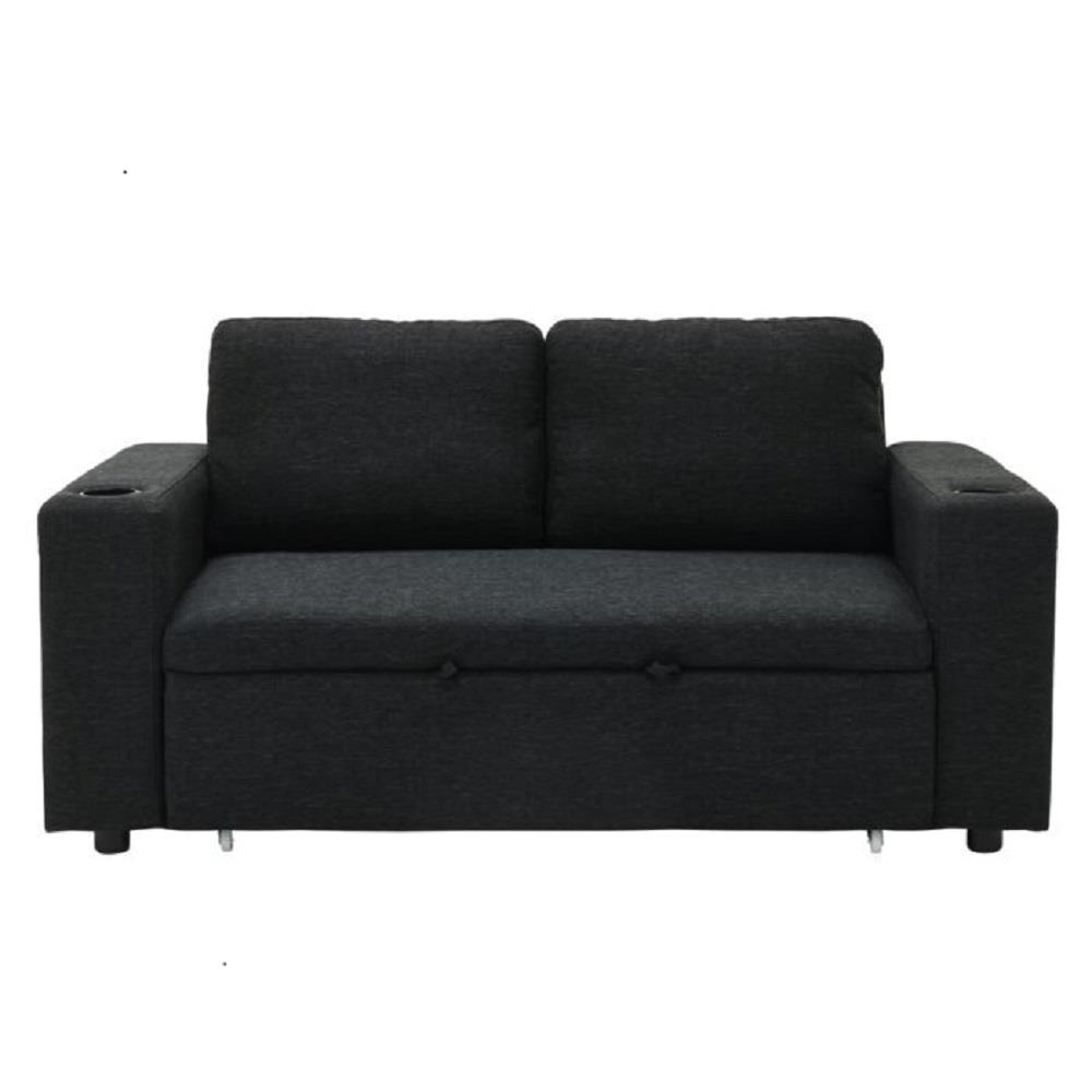 โซฟาเบด 2 ที่นั่ง SOFA SOLUTIONS 19244800 REGAL สีดำ
