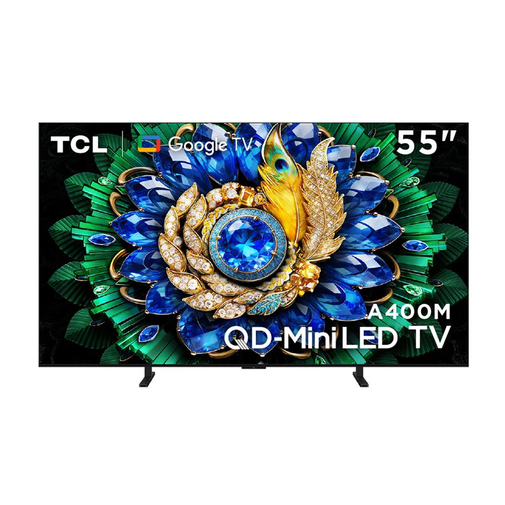 ทีวีคิวดี มินิแอลอีดี 55 นิ้ว TCL (4K, MINI LED, GOOGLE TV) 55A400M